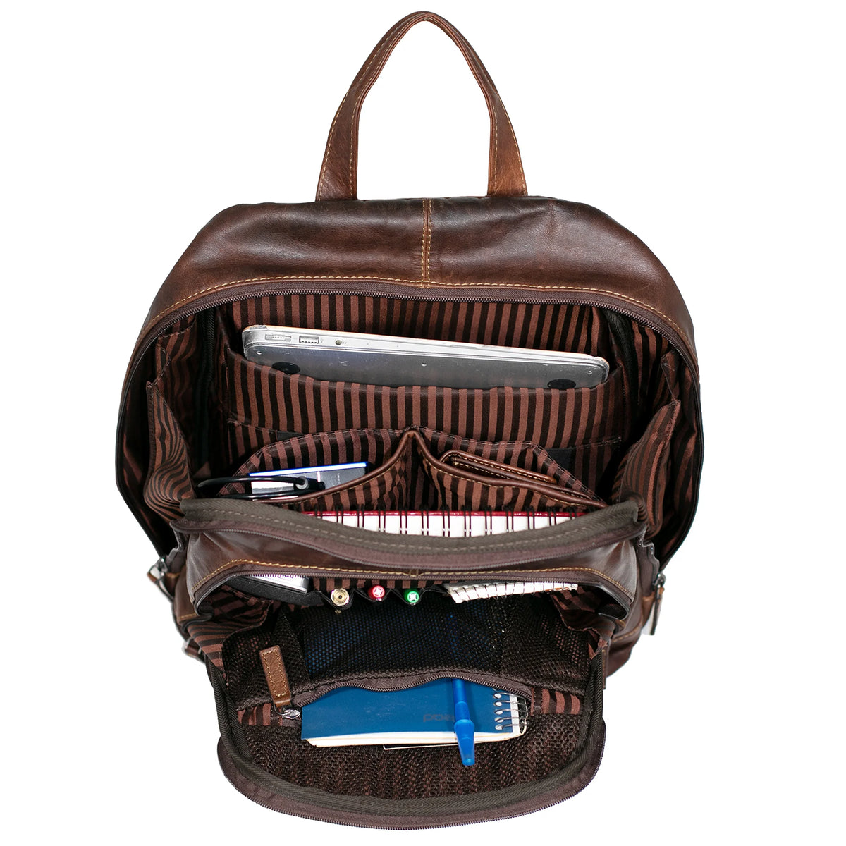 b iconic voyager laptop backpack Voyager Backpack-brown – Luggage Shop of Lubbock