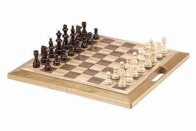 16" Hardwood Folding Chess Set