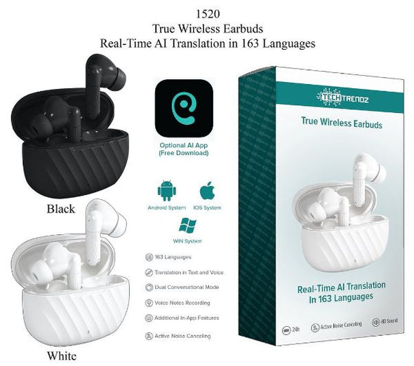 Real-Time AI Translating Wireless Earbuds
