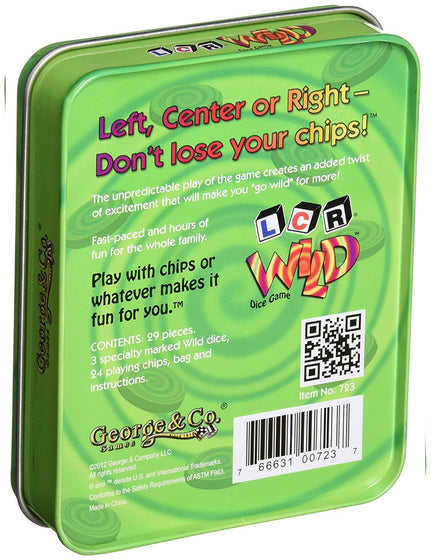 LCR Wild Left Center Right Tin