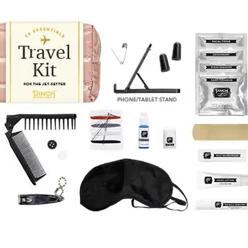 Puffer Travel Kit for the Jet-setter - Dusty Rose