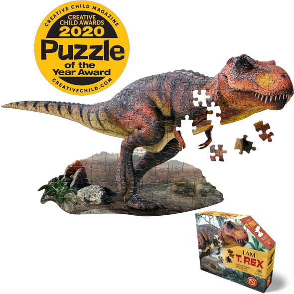 I am T. Rex 100-piece Shaped Puzzle