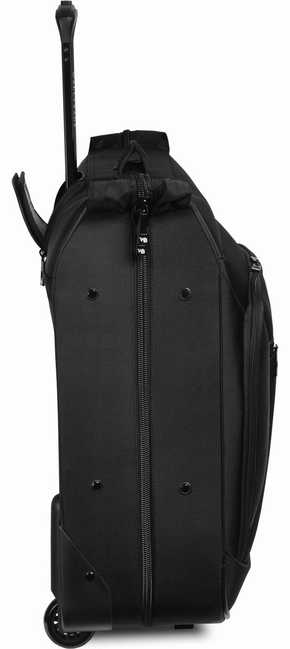 Wheeled Garment Bag 45" with Pockets-black