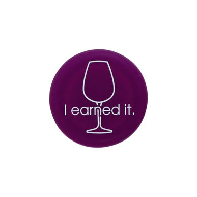 I Earned It Wine Cap -purple