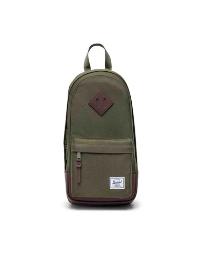 Heritage Sling Shoulder Bag-Ivy Green/Chicory Coffee