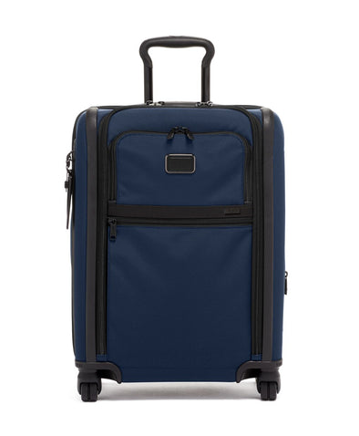 Alpha Continental Dual Access 4 Wheeled Carry-On -navy