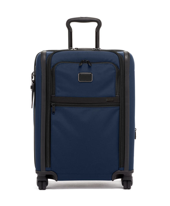 Alpha Continental Dual Access 4 Wheeled Carry-On -navy