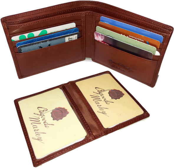 Cashmere RFID Security Passcase Wallet