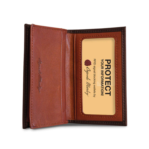 Distressed RFID Gusseted Card Case