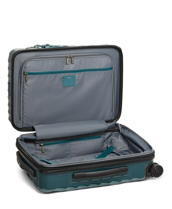 19 Degree International Expandable 4 Wheeled Carry-on - Lagoon