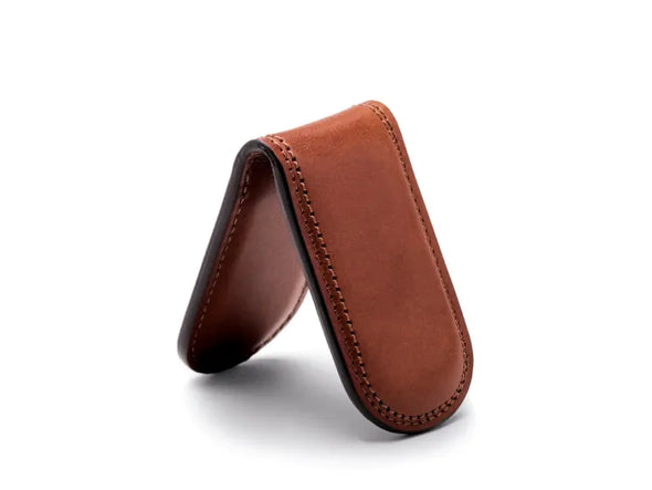 Dolce Magnetic Money Clip-dark brown