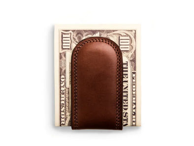 Dolce Magnetic Money Clip-dark brown