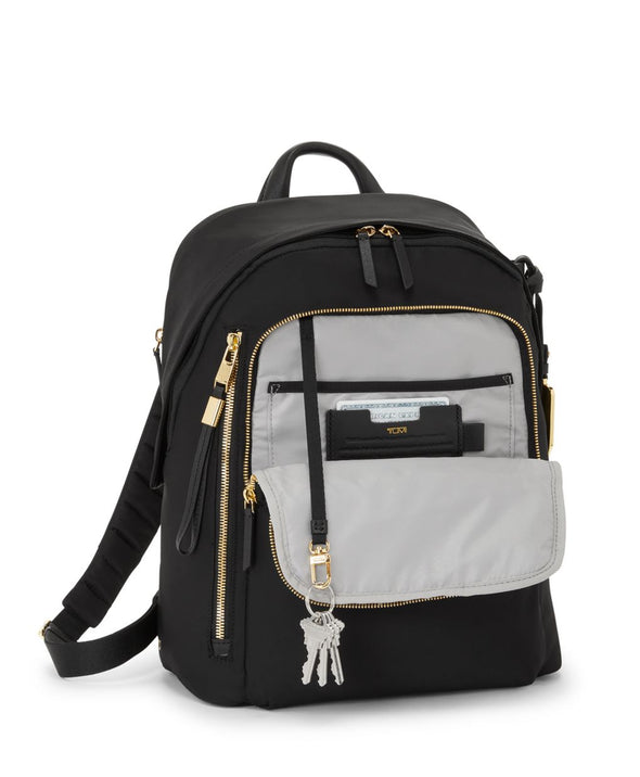 Voyageur Halsey Backpack - Black/Gold