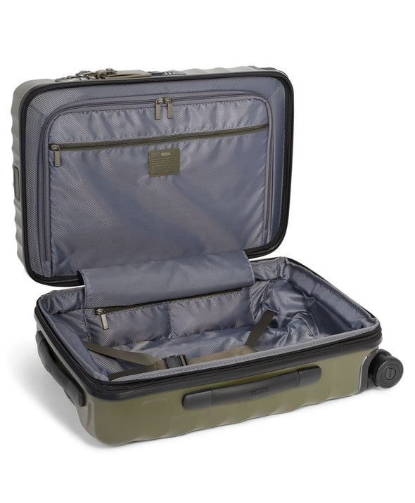 19 Degree International Expandable 4 Wheeled Carry-on - Olive Textured