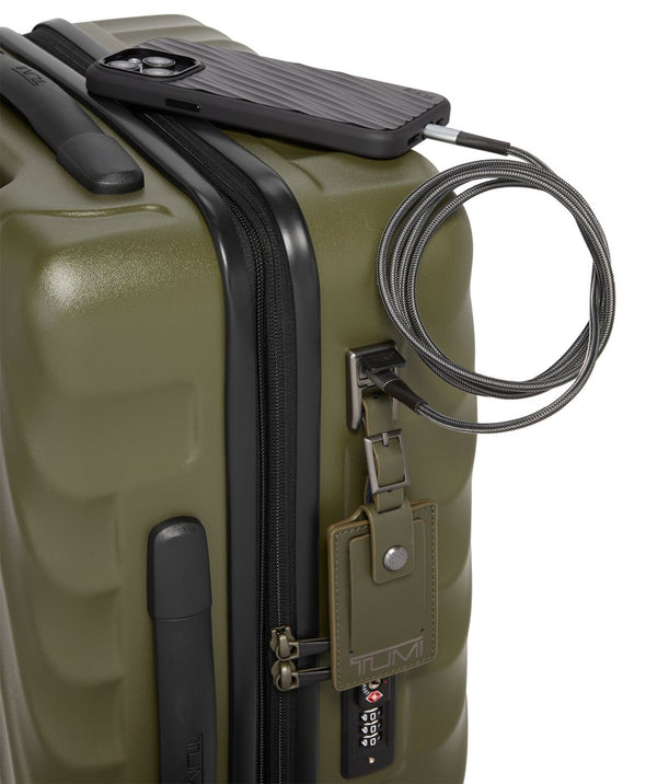 19 Degree International Expandable 4 Wheeled Carry-on - Olive Textured