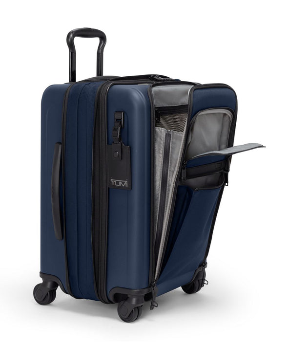 Alpha International Expandable 4 Wheel Carry-On -Navy