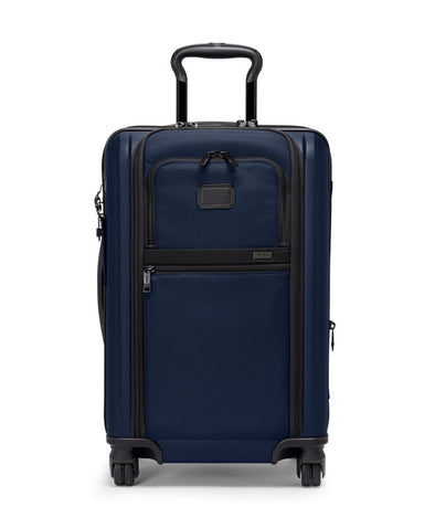 Alpha International Expandable 4 Wheel Carry-On -Navy