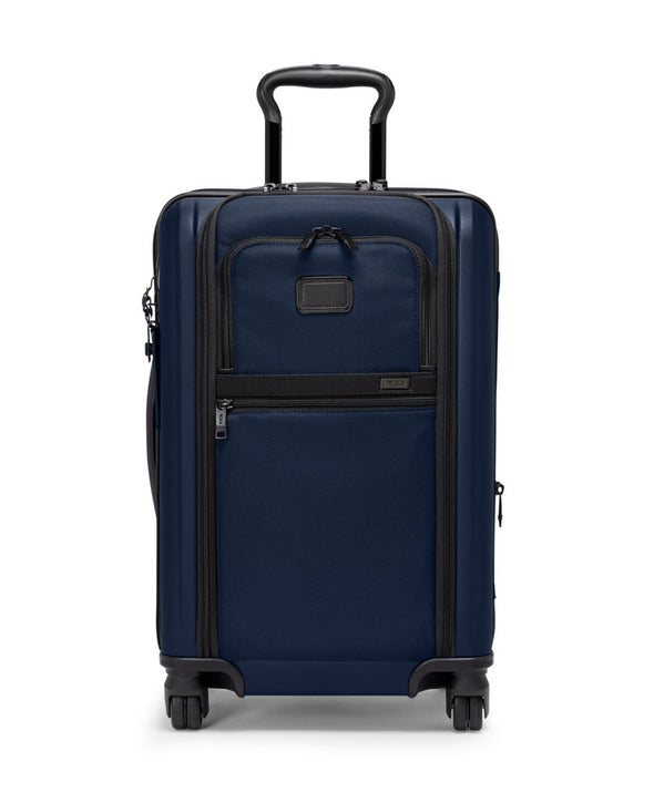 Alpha International Expandable 4 Wheel Carry-On -Navy