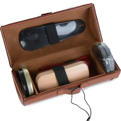 Mad Man Shoe Shine Kit - Brown