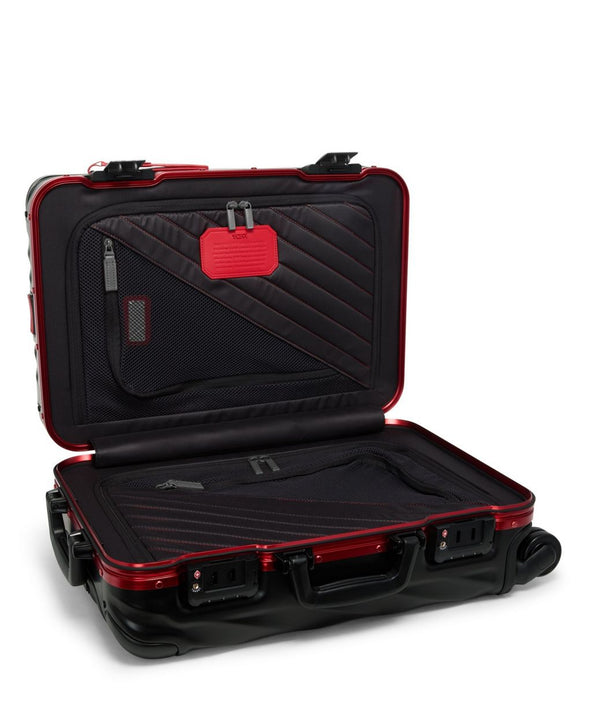 19 Degree Aluminum International Carry-on - Black/Red