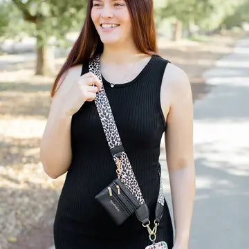 Clip & Go Strap with Pouch - Fun Patterns