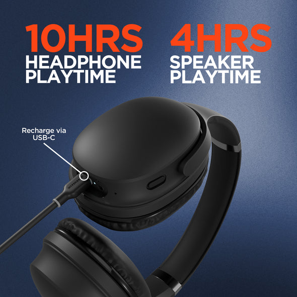 HyperGear Flip 2-in-1 Headphones + Speaker