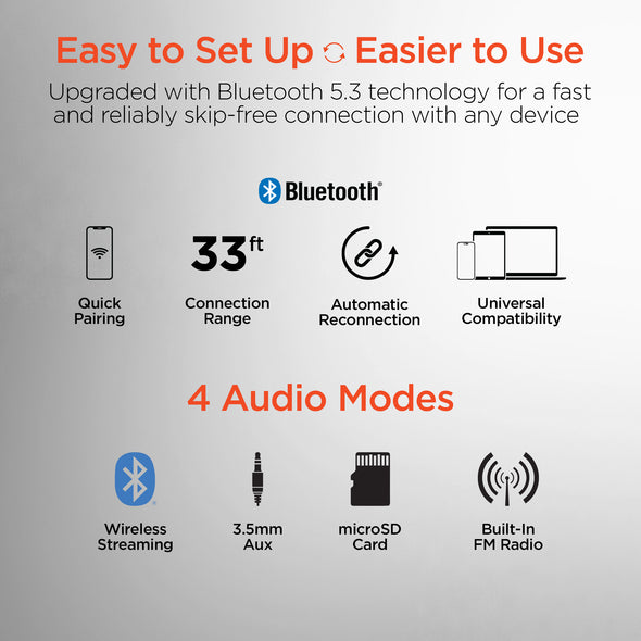 HyperGear Flip 2-in-1 Headphones + Speaker