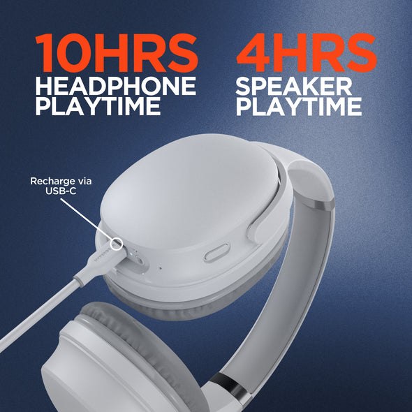 HyperGear Flip 2-in-1 Headphones + Speaker