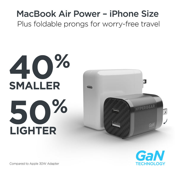 HyperGear 30W PD GaN Charging Kit with Travel Pouch