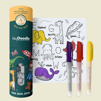 HeyDoodle Reusable Silicone Mini Mat - Into the Wild