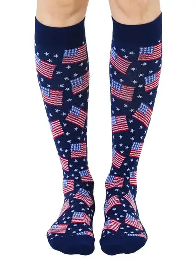 American Flags Compression Socks (15-20mmHg)