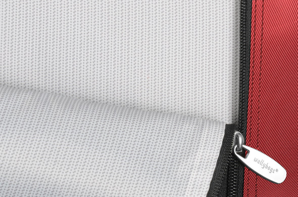 Premium Travel 52" Garment Bag with shoulder strap - Red