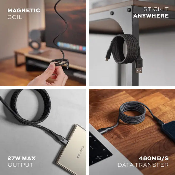Statik MagStack 3.3ft Cable USB-A to USB-C