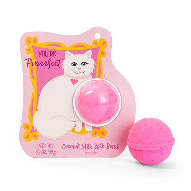 You're Purrrfect Cat Clamshell Bath Bomb