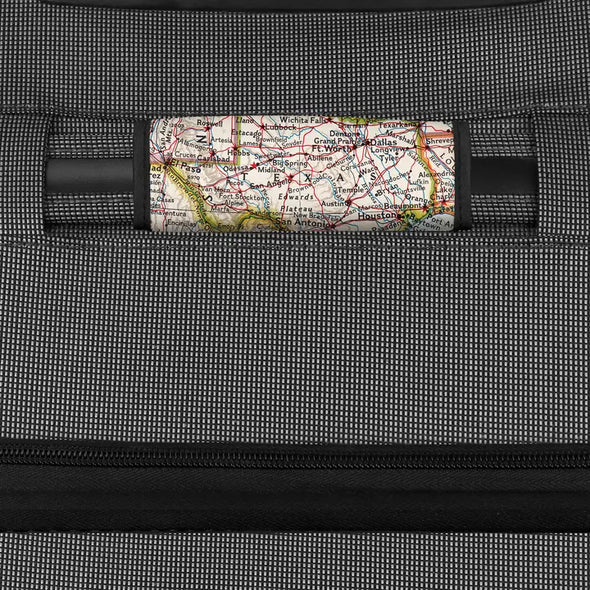 Texas Map Luggage Handle Wrap