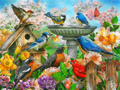 Bird Bath Puzzle-500 pc