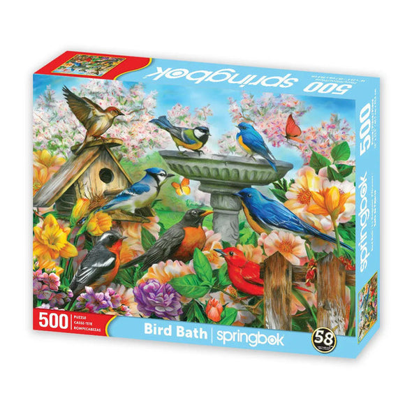 Bird Bath Puzzle-500 pc