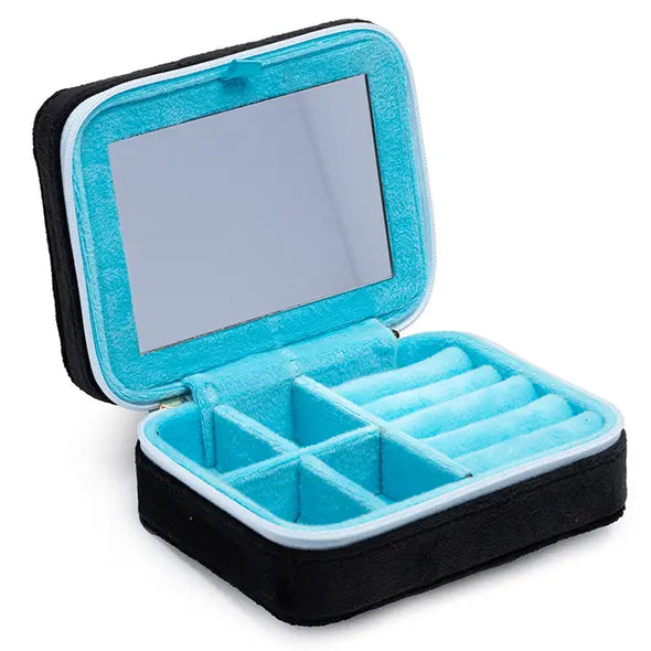 Composition Book Black Jewelry Zip Case