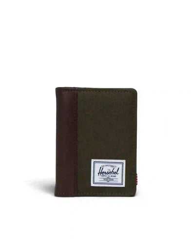 Gordon Bifold Wallet RFID -Ivy Green/Chicory Coffee