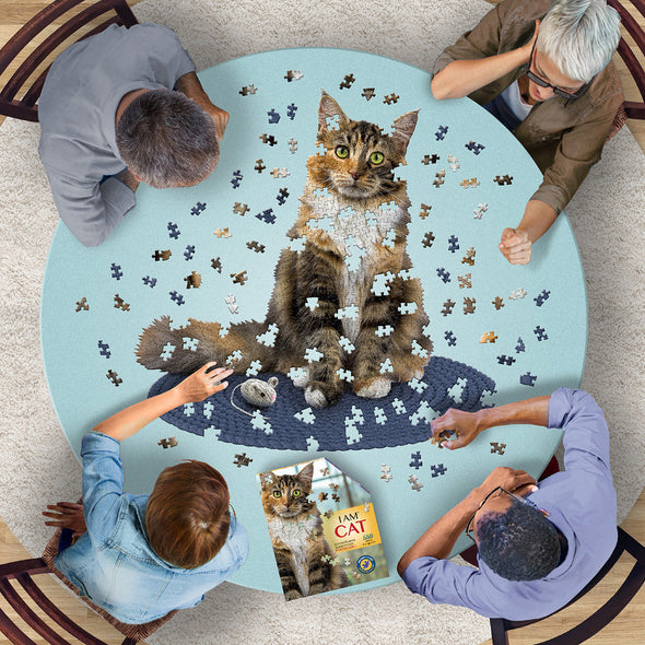 I am Cat 550-piece Shaped Puzzle