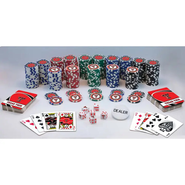 Texas Tech 300pc Poker Set