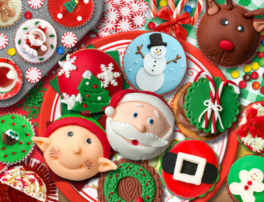 Christmas Cupcakes Puzzle-500 pc