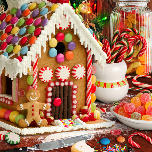 Gingerbread House Puzzle-500 pc