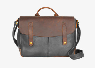 Vintage Edmund Classic Messenger - Black