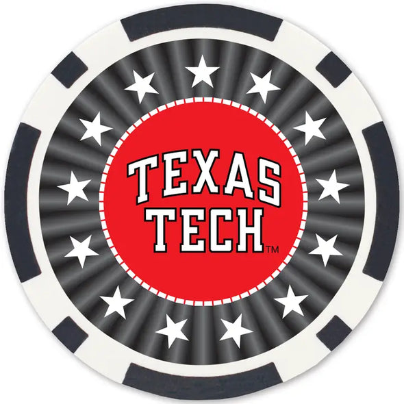 Texas Tech Poker Chips 100pc