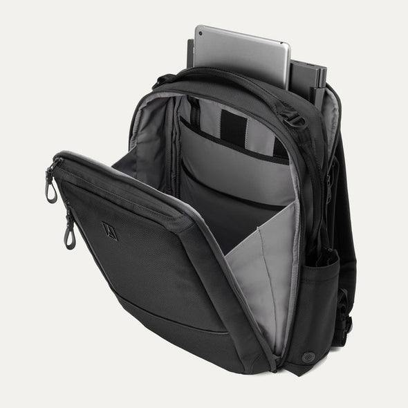 Altitude Slim Expandable Laptop Backpack 20-24L -Jet Black
