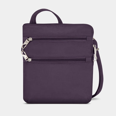 Anti-Theft Classic Slim Double Zip Crossbody