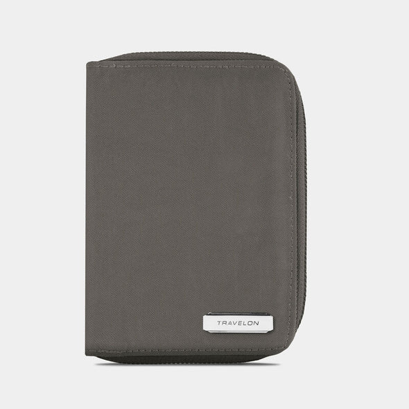 RFID Blocking Passport Zip Wallet