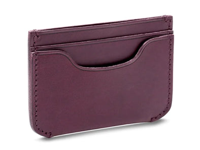 Italo Front Pocket Card Case-eggplant