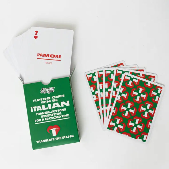 Italian Playing Cards in Wayfarer Travel Tin